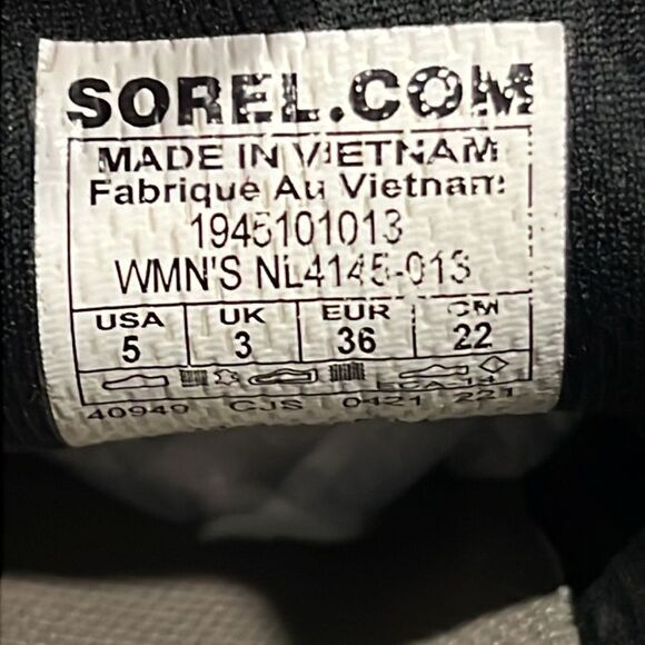 🔥🔥 Sorel Kinetic Rnegd Sneaker Women Size 5 - Black/Pink/Neon - EXCELLENT!!! - Picture 13 of 13